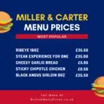 miller and carter wiki|miller and carter menu with prices.